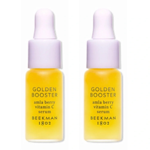 $12❤️‍🔥 LAST 1! Beekman 1802 Golden Booster Amla Berry Vitamin C Serum 2PK - Picture 1 of 6